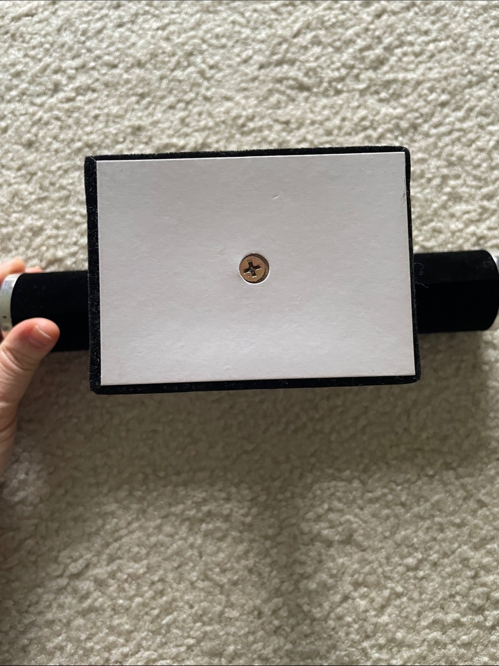 Black Velvet T-Bar Jewelry Display Stand - Picture 4 of 5